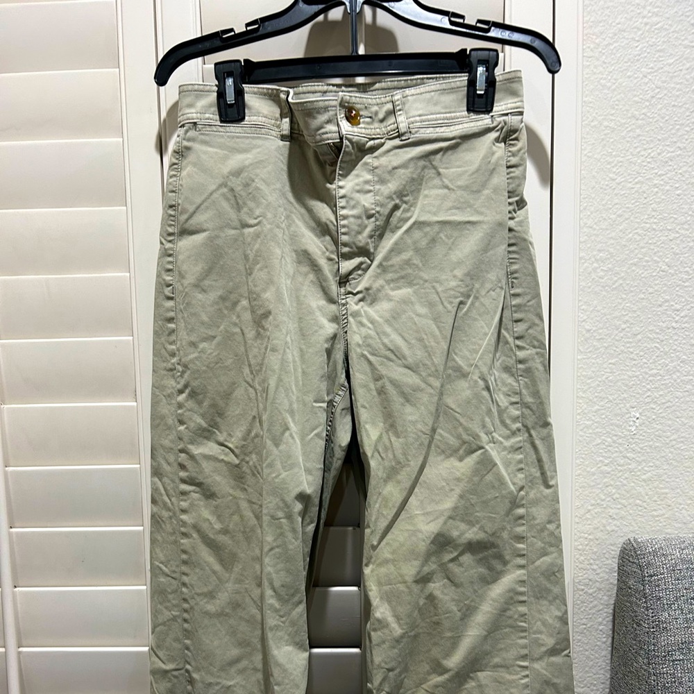 Wide leg straight pants
